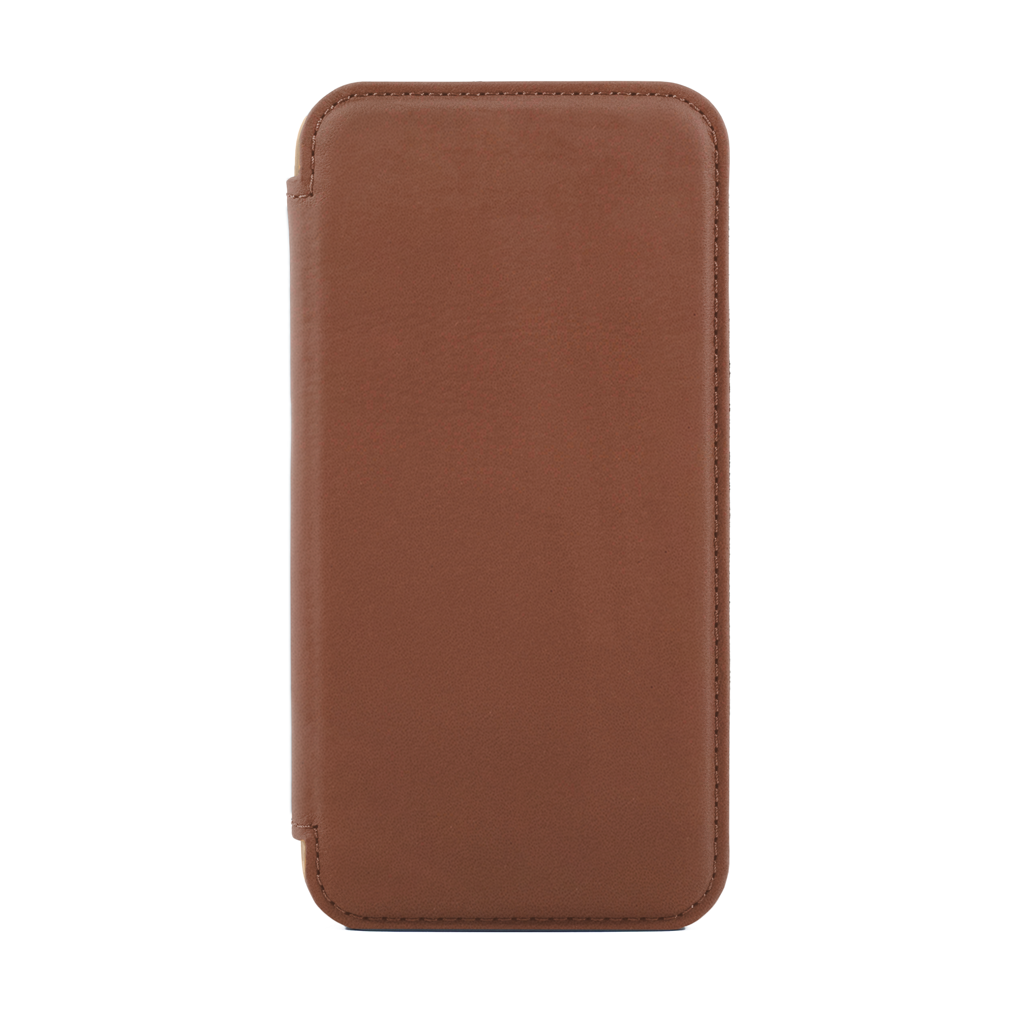 BLAKE Leather MagSafe Case for iPhone 17 - Saddle (Tan) / Gold