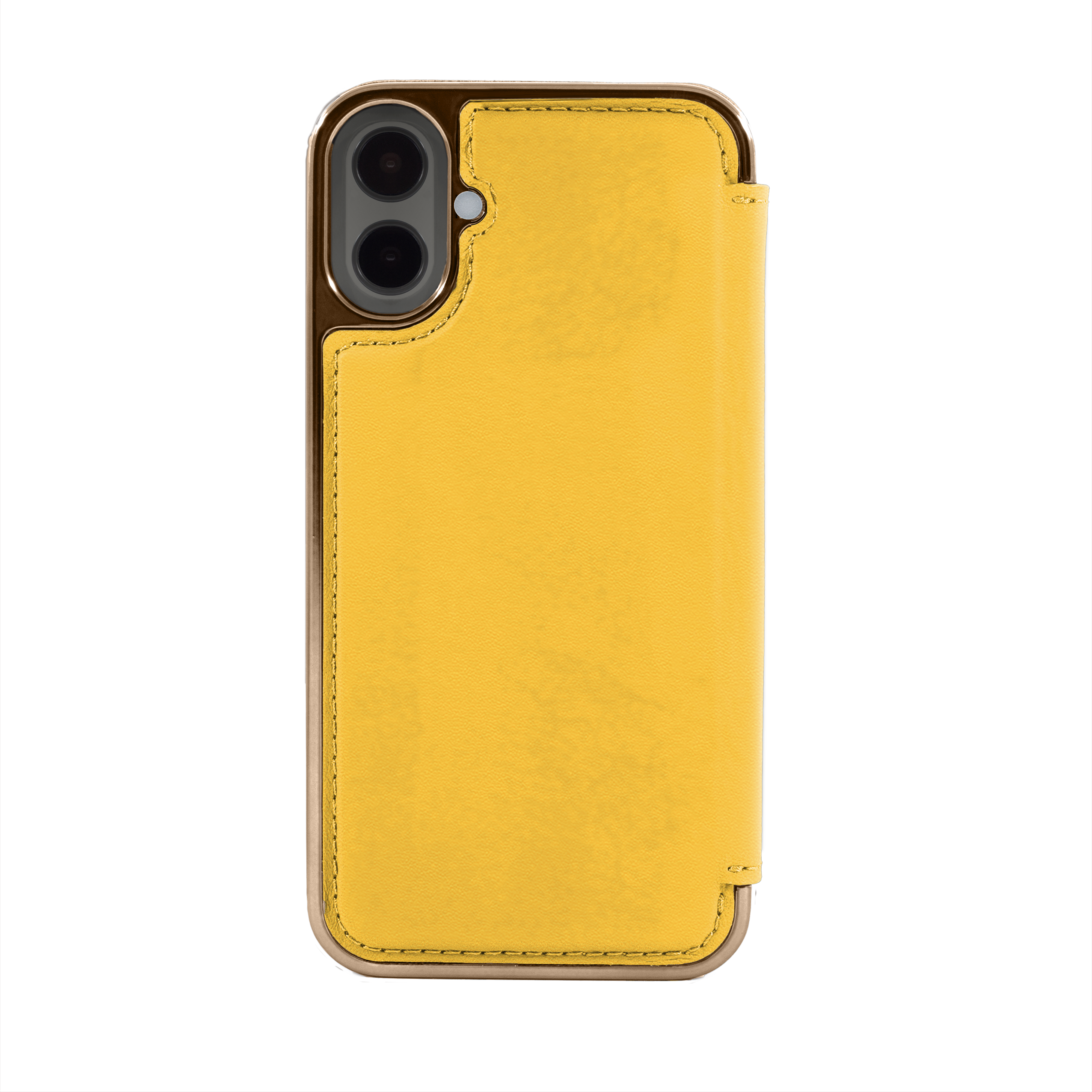 BLAKE Leather MagSafe Case for iPhone 16 - Taurus (Yellow) / Gold