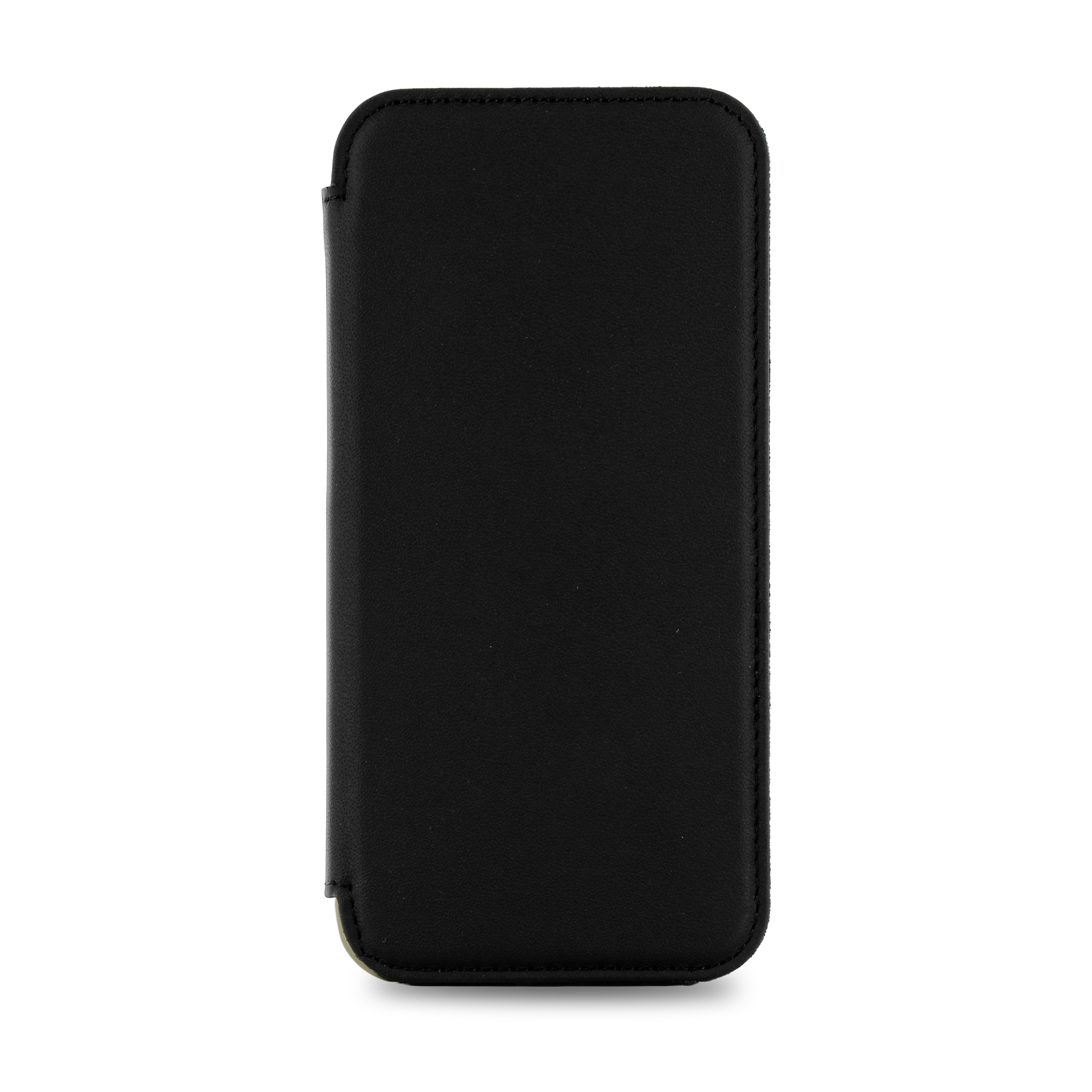 BLAKE Leather MagSafe Case for iPhone 16 Pro Max - Beluga (Black) / Gold