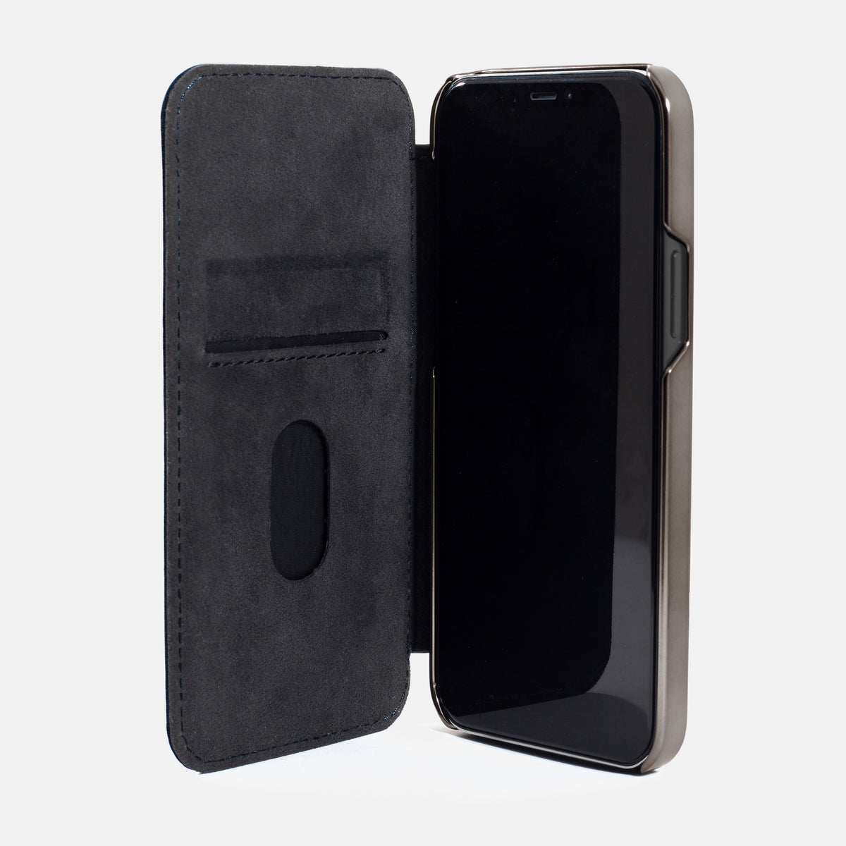 BLAKE Alcantara MagSafe Case for iPhone 13 Pro - Beluga (Black)